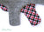 Grey Wool and Tartan Dog Coat - XS-LONG
